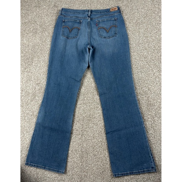 Vintage Levi's 515 Jeans Womens 14 Blue Denim Bootcut Leg Mid Rise *33x31.5 Y2K - Picture 9 of 13